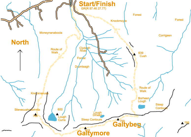 Route of Walk